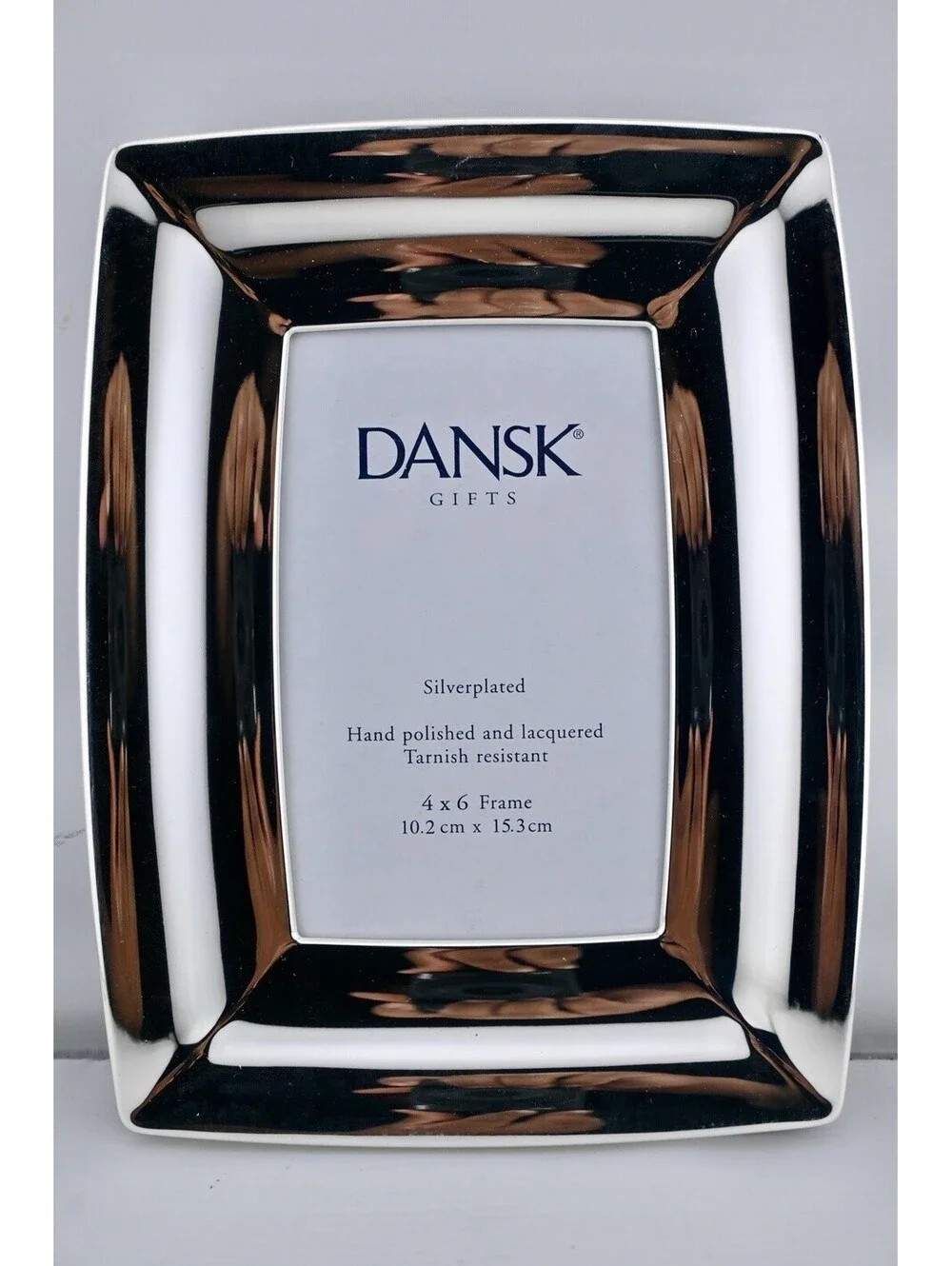 3 Dansk Gifts Rondure 2-5 X 7 And 1-4 X 6 Silver Plated Picture Frame